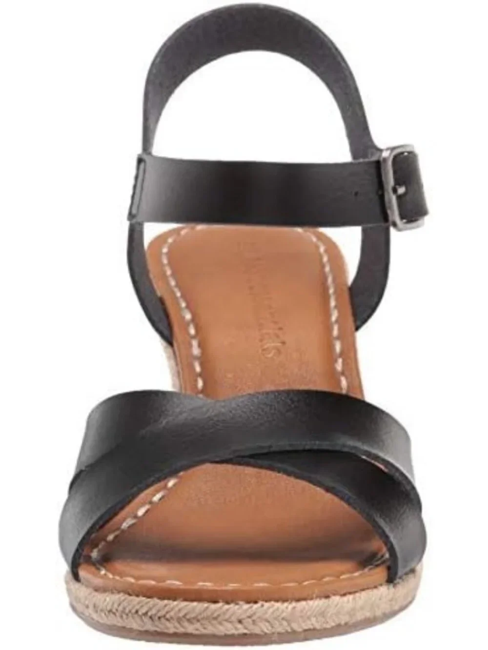 Women's Espadrille Wedge Sandals, Adjustable Buckle & Elastic Strap, Summer